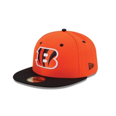 Cincinnati Bengals Gorra | New Era NFL 2tone 59fifty Fitted Cap Mexico - Naranjas